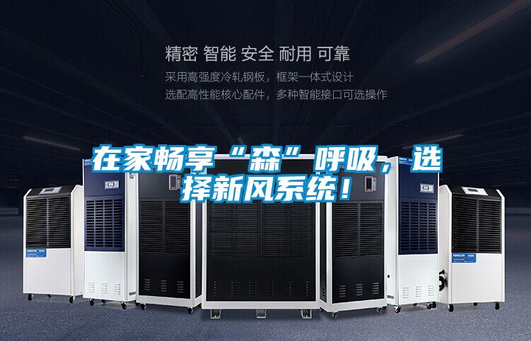在家暢享“森”呼吸,選擇新風(fēng)系統(tǒng)!