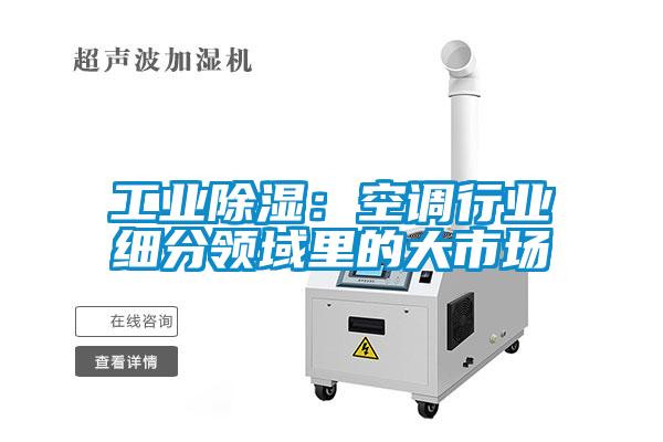 工業(yè)除濕:空調(diào)行業(yè)細分領(lǐng)域里的大市場