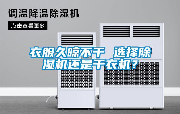 衣服久晾不干 選擇除濕機(jī)還是干衣機(jī)?
