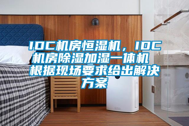 IDC機房恒濕機,IDC機房除濕加濕一體機 根據現場要求給出解決方案