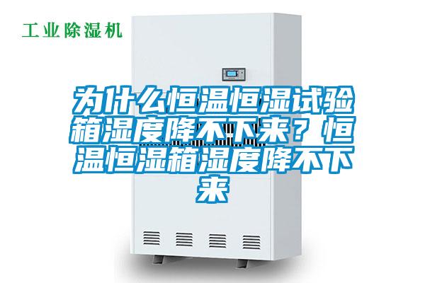 為什么恒溫恒濕試驗(yàn)箱濕度降不下來?恒溫恒濕箱濕度降不下來