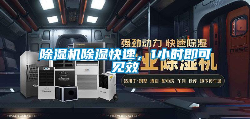 除濕機除濕快速，1小時即可見效