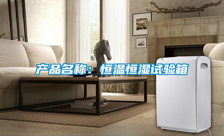 產(chǎn)品名稱:恒溫恒濕試驗(yàn)箱