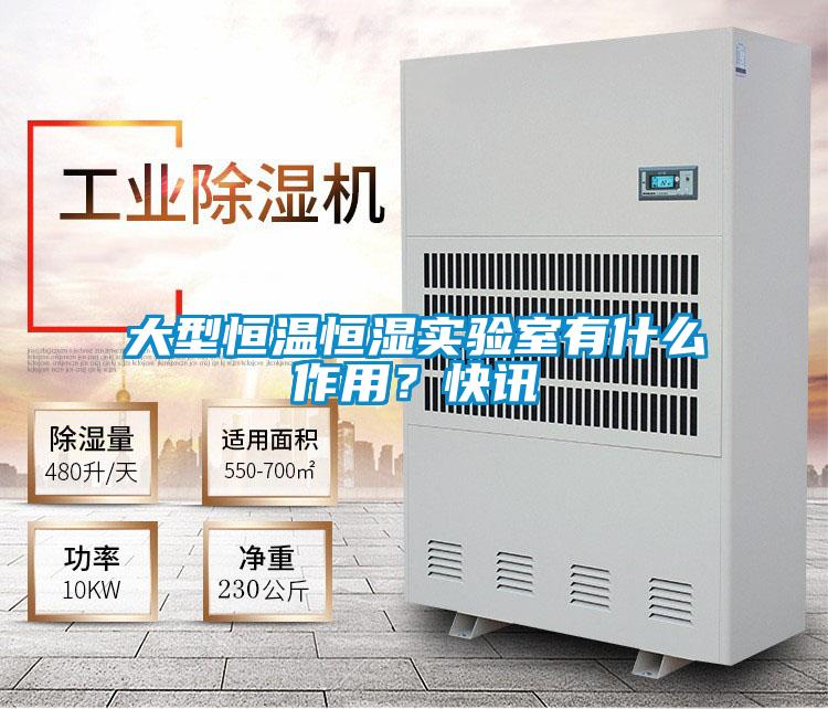 大型恒溫恒濕實(shí)驗(yàn)室有什么作用？快訊