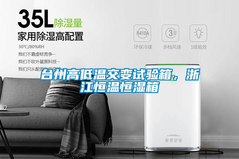 臺州高低溫交變試驗箱,浙江恒溫恒濕箱