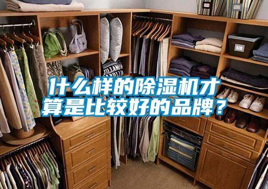 什么樣的除濕機才算是比較好的品牌?