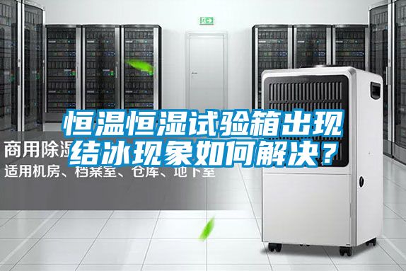 恒溫恒濕試驗箱出現結冰現象如何解決？