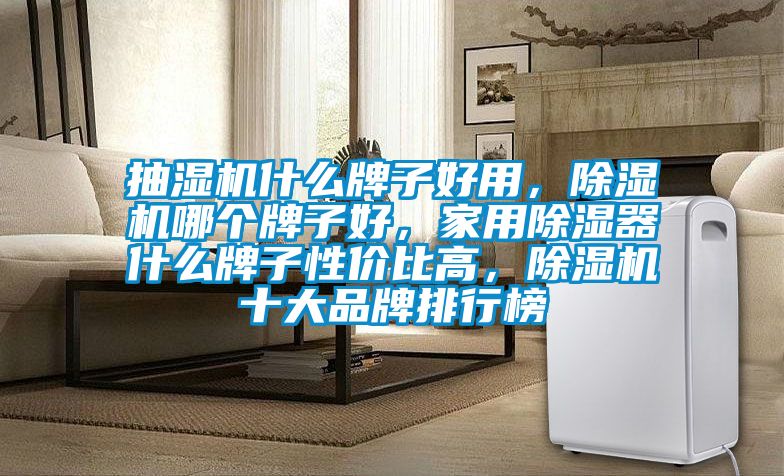 抽濕機什么牌子好用，除濕機哪個牌子好，家用除濕器什么牌子性價比高，除濕機十大品牌排行榜